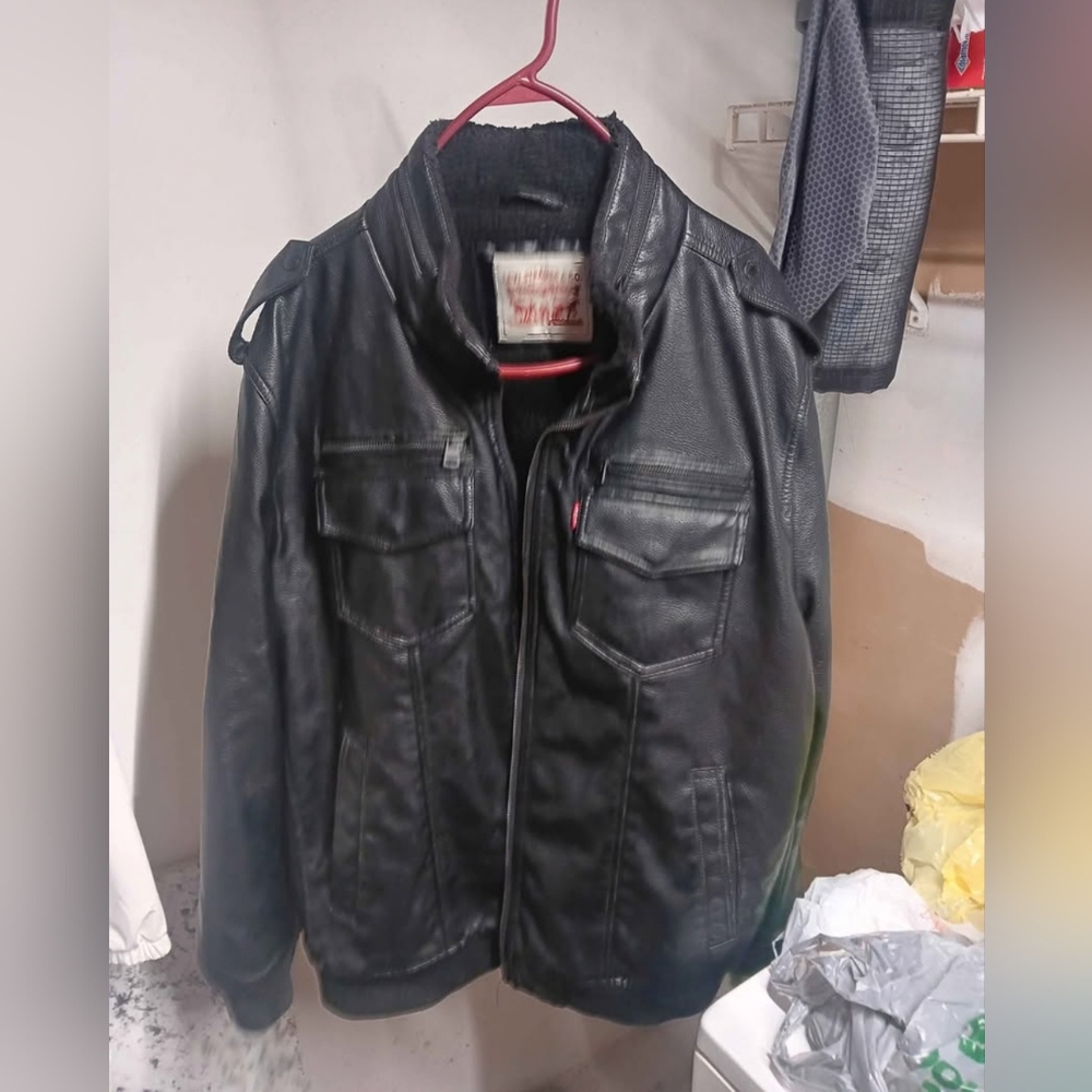 Levi Strauss and Co Faux Leather Jacket